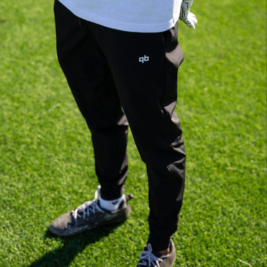 qb pocket passer black athletic training joggers for quarterbacks and qbs