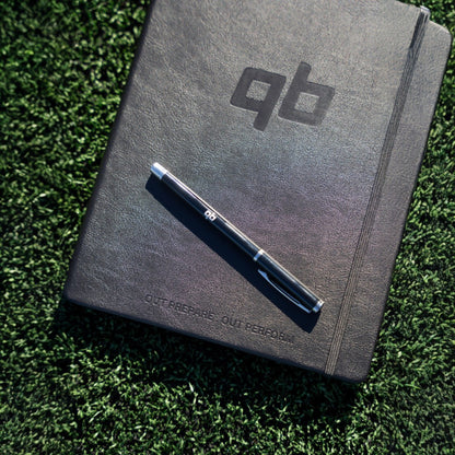 qb pocket passer leather notebook for quarterbacks