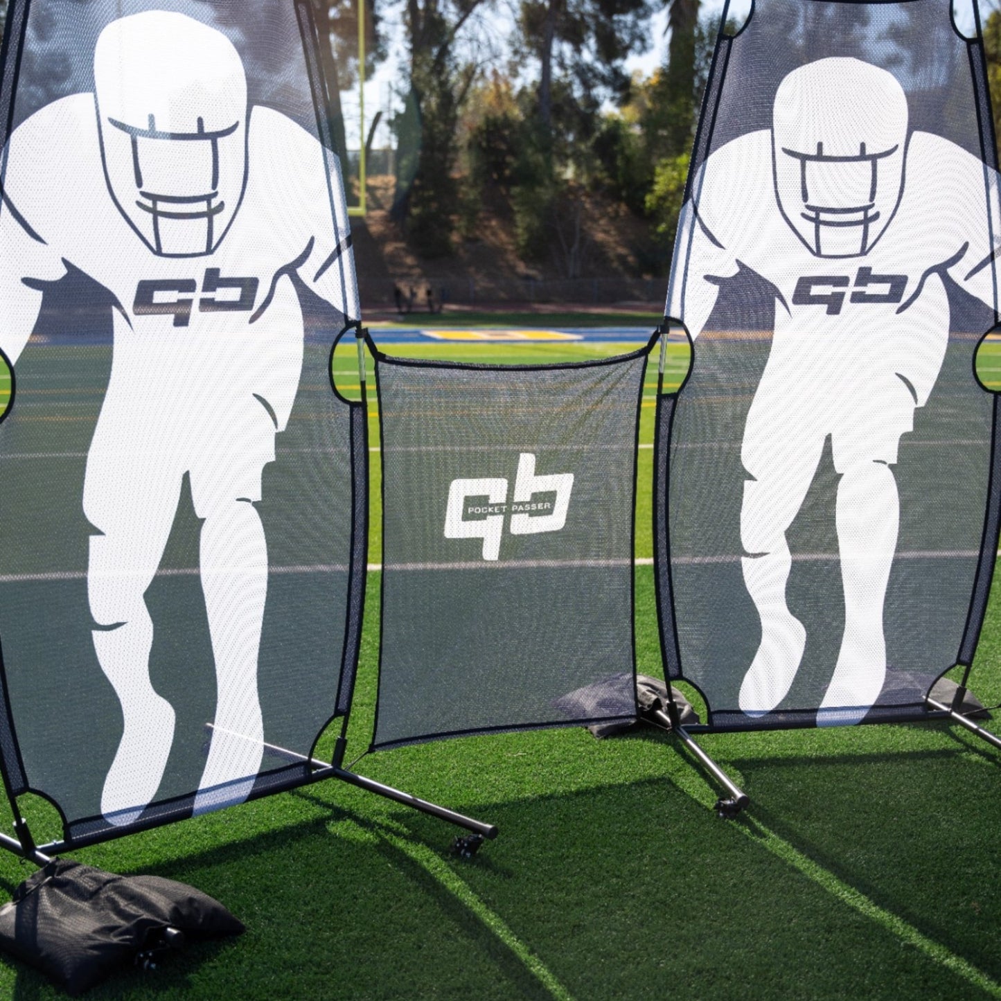 qbpp pocket passer pair two tall panels one mesh dividers for quarterbacks and qbs