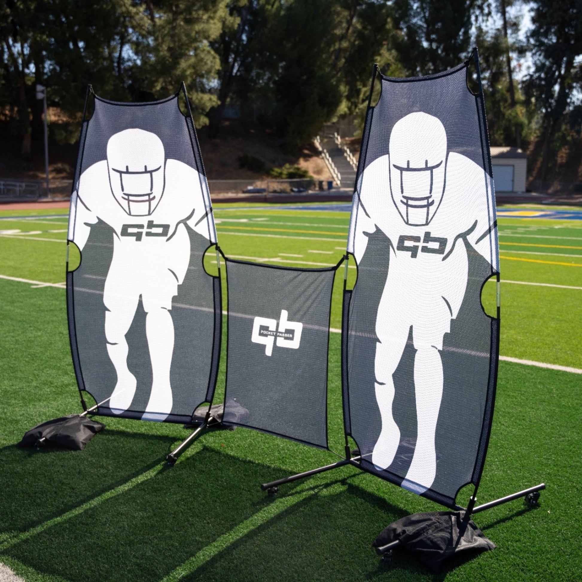qbpp pocket passer pair two tall panels one mesh dividers for quarterbacks and qbs