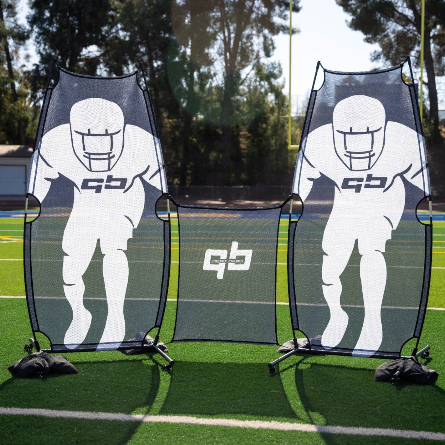 qbpp pocket passer pair two tall panels one mesh dividers for quarterbacks and qbs