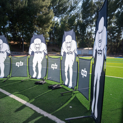 qbpp pocket passer premium four tall panels three mesh dividers for quarterbacks and qbs