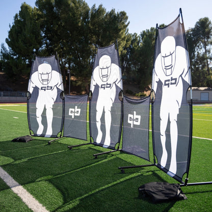 qbpp pocket passer pro three tall panels two mesh dividers for quarterbacks and qbs