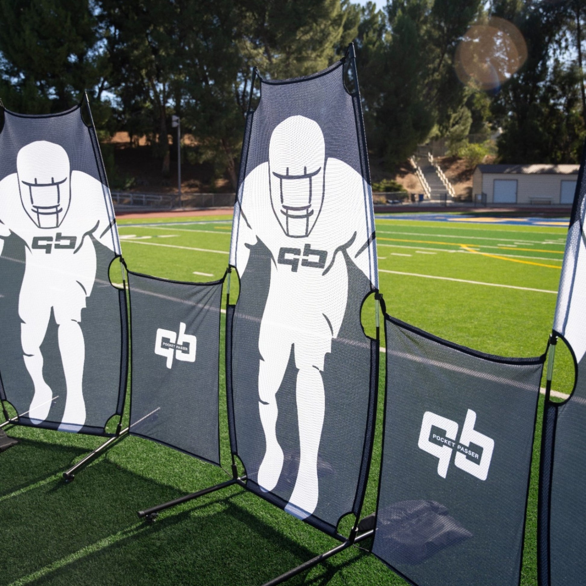qbpp pocket passer pro three tall panels two mesh dividers for quarterbacks and qbs