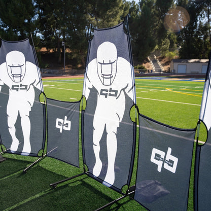 qbpp pocket passer pro three tall panels two mesh dividers for quarterbacks and qbs
