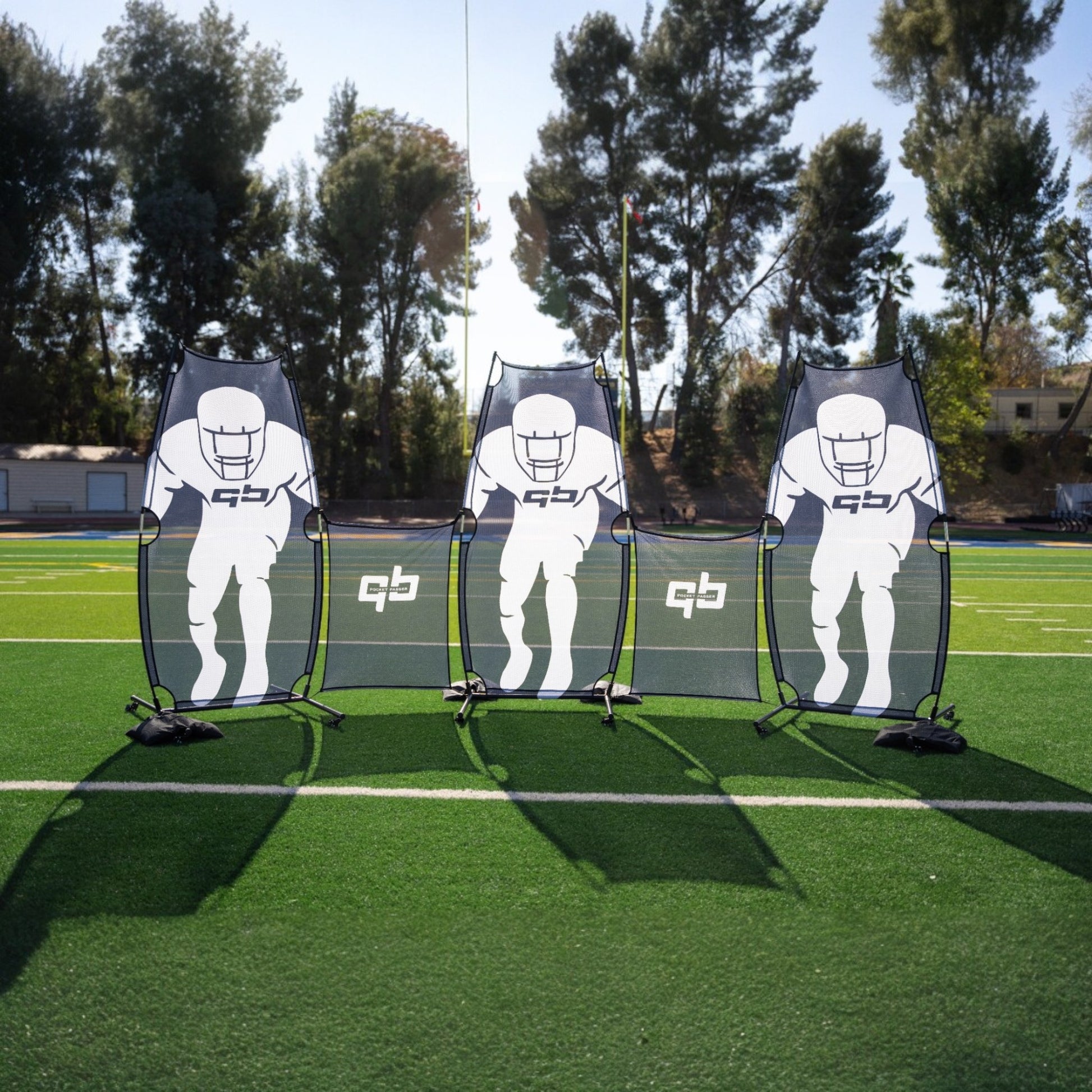 qbpp pocket passer pro three tall panels two mesh dividers for quarterbacks and qbs